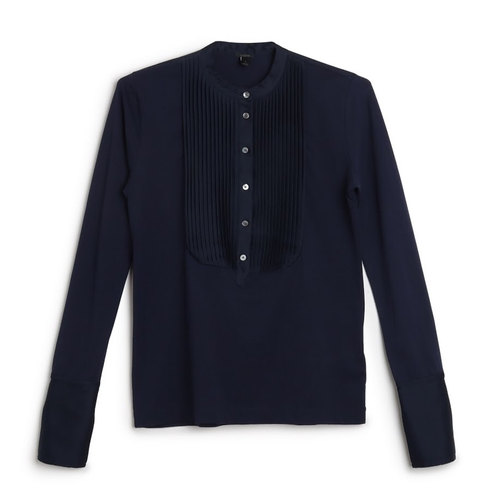 J.CREW TUXEDO BIB SHIRT